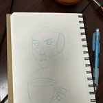 Trying to draw my own avatar.